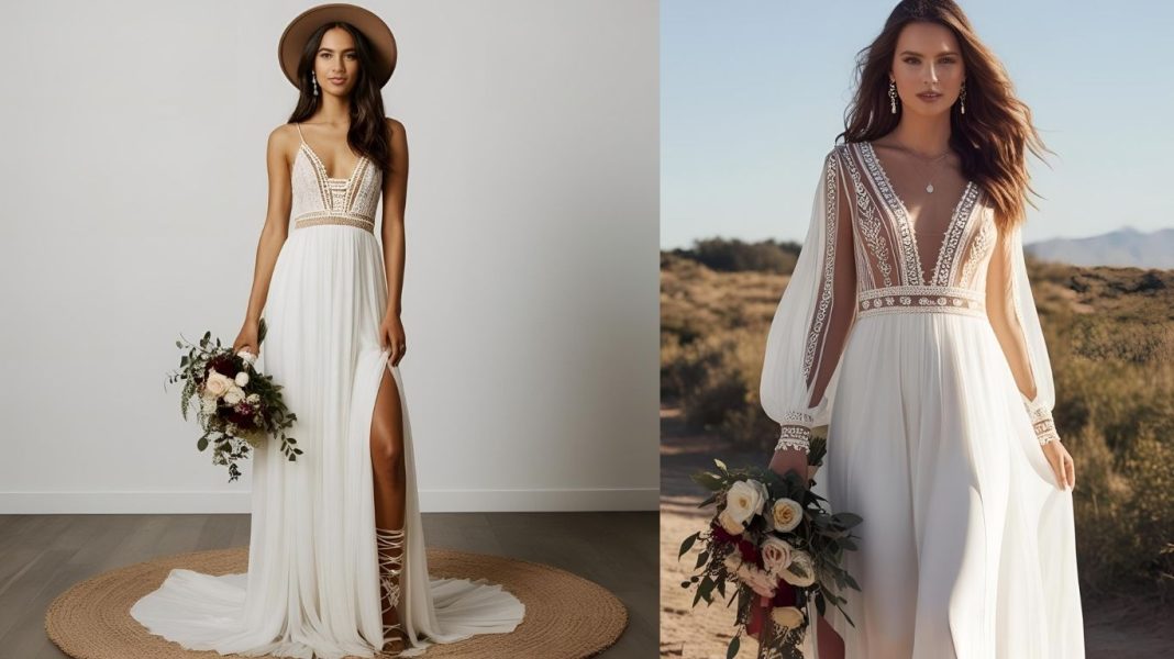 boho wedding dress